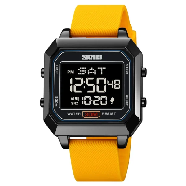 SKMEI 2150 Digital Electronic Sports Watch - black/yellow