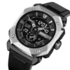SKMEI 2272 Rugged Luxury Sports Watch - Silver/Black