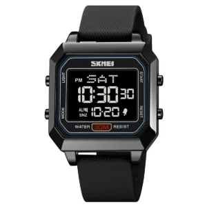 SKMEI 2150 Digital Electronic Sports Watch - black/black