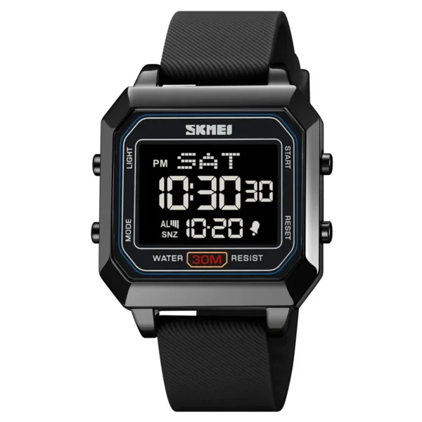 SKMEI 2150 Digital Electronic Sports Watch - black/black
