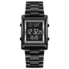 SKMEI 1812 Compact Square Digital Watch - Black/black