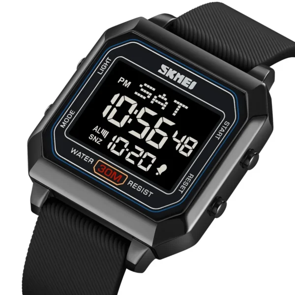 SKMEI 2150 Digital Electronic Sports Watch - black/black