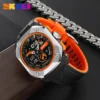 SKMEI 2272 Rugged Luxury Sports Watch - Black/Orange