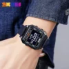 SKMEI 2150 Digital Electronic Sports Watch - black/black