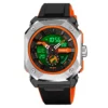 SKMEI 2272 Rugged Luxury Sports Watch - Black/Orange