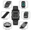 SKMEI 1812 Compact Square Digital Watch - Black/black