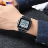 SKMEI 1894 Classic Digital Square Watch - Black/white
