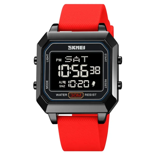 SKMEI 2150 Digital Electronic Sports Watch - black/red